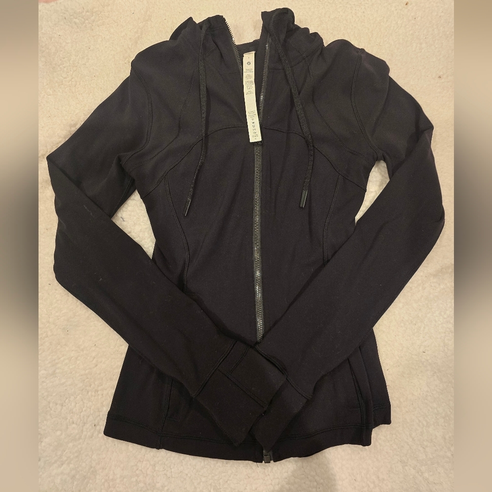 LULULEMON HOODED DEFINE JACKET Black Zip-Up Hoodie